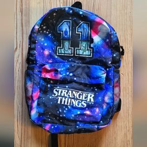 Stranger Things TV Show Space Themed, Elle,  Eleven - 11 Backpack Like New!